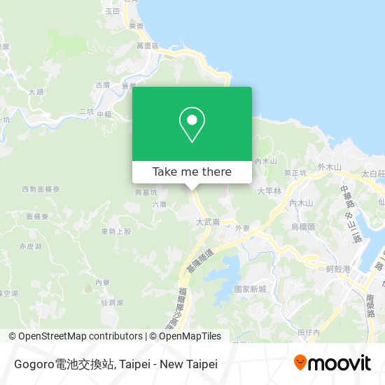 Gogoro電池交換站地圖