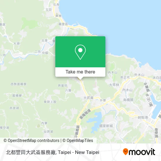 北都豐田大武崙服務廠地圖