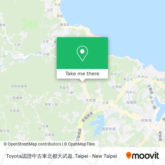 Toyota認證中古車北都大武崙 map