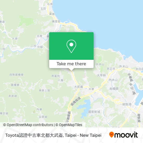 Toyota認證中古車北都大武崙 map