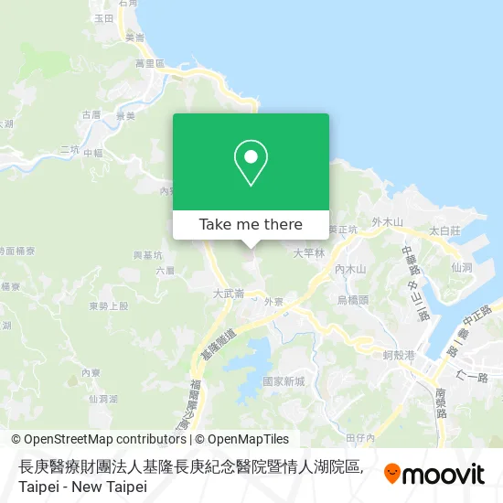 長庚醫療財團法人基隆長庚紀念醫院暨情人湖院區 map
