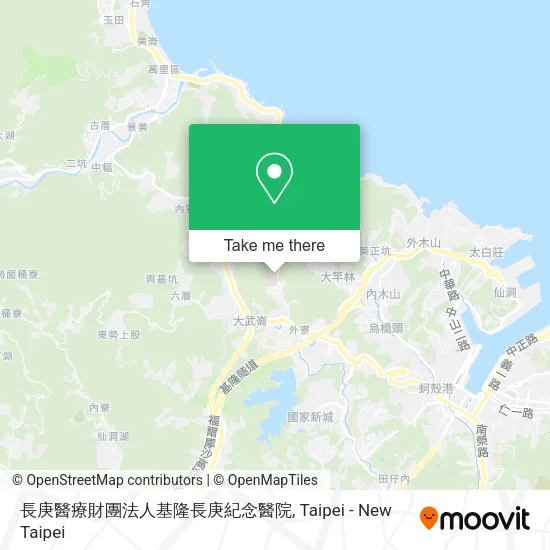 長庚醫療財團法人基隆長庚紀念醫院地圖