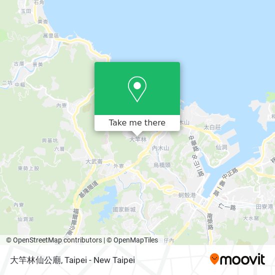 大竿林仙公廟 map