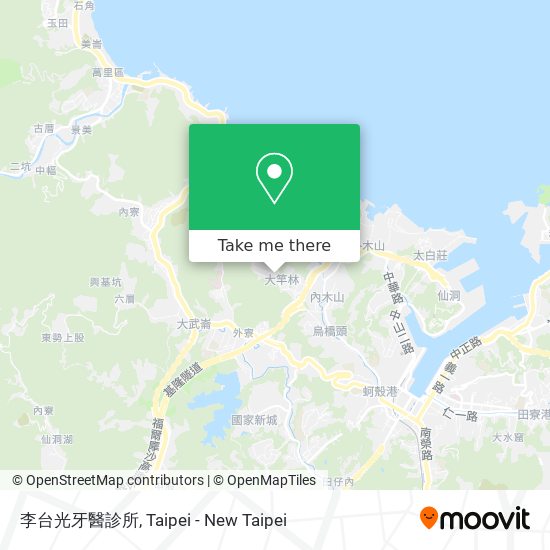 李台光牙醫診所 map