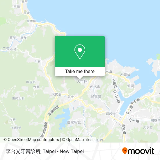 李台光牙醫診所地圖