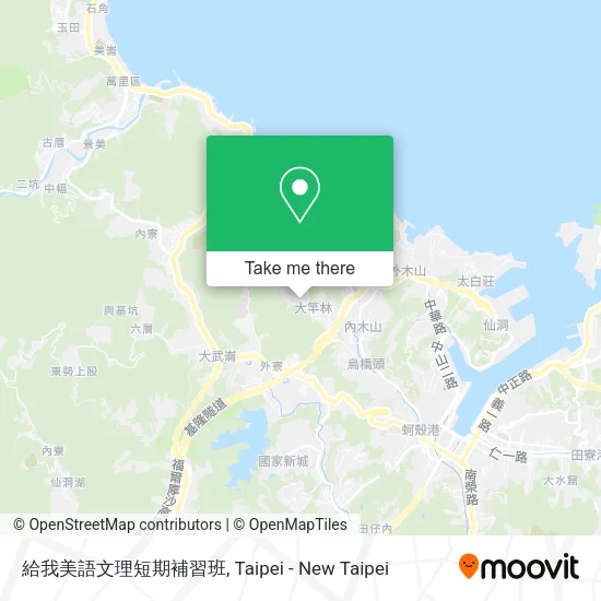 給我美語文理短期補習班地圖