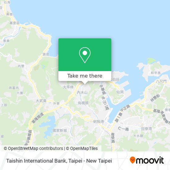 Taishin International Bank map