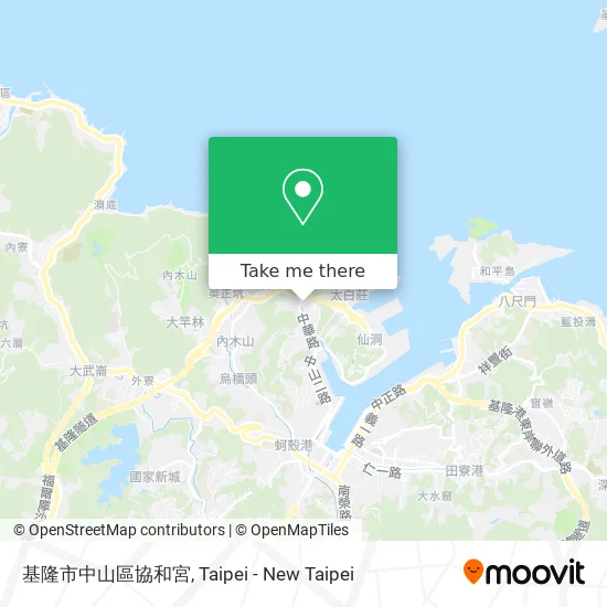 基隆市中山區協和宮 map