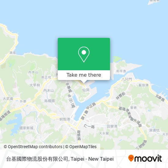 台基國際物流股份有限公司地圖