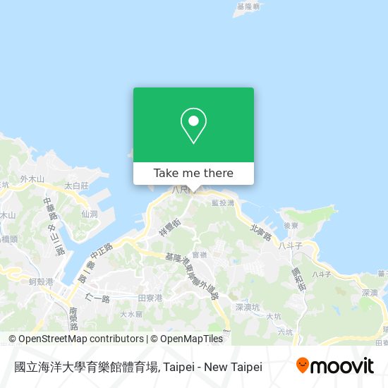 國立海洋大學育樂館體育場 map