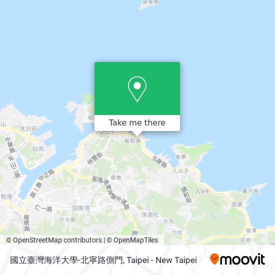 國立臺灣海洋大學-北寧路側門 map