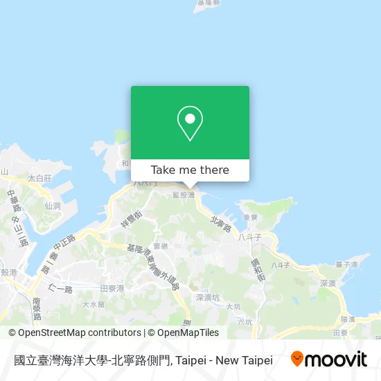 國立臺灣海洋大學-北寧路側門 map