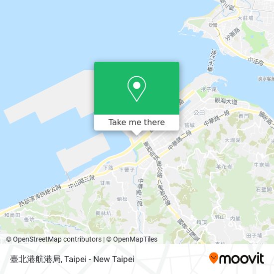 臺北港航港局 map