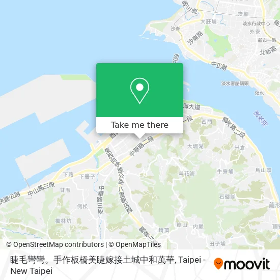 睫毛彎彎。手作板橋美睫嫁接土城中和萬華 map