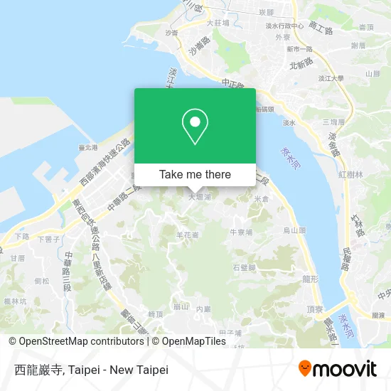 西龍巖寺 map