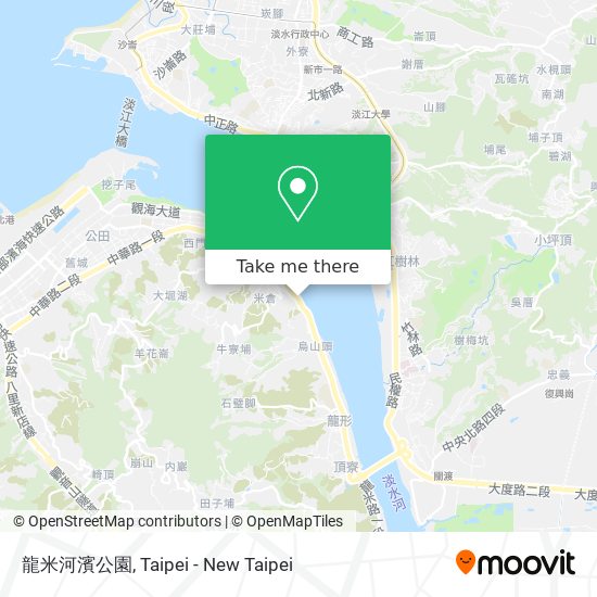 龍米河濱公園 map