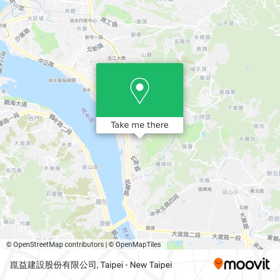 崑益建設股份有限公司地圖