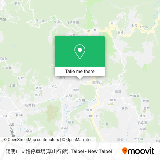 陽明山立體停車場(草山行館) map