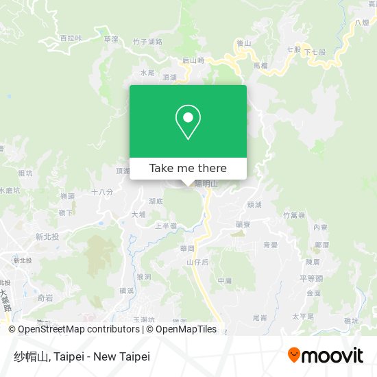 纱帽山 map