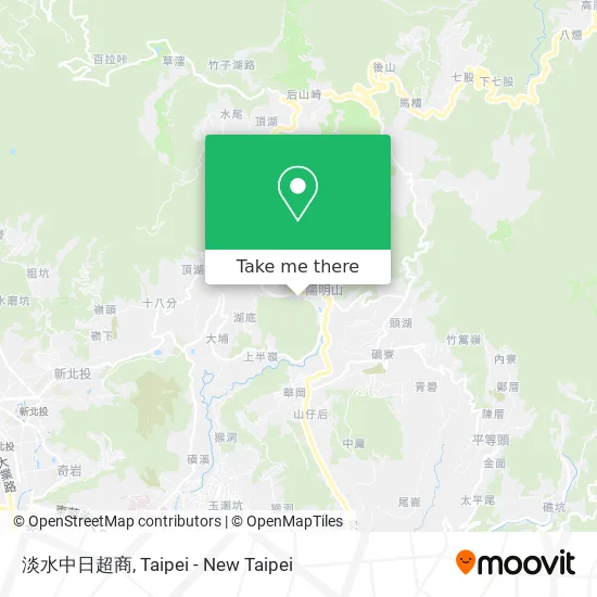 淡水中日超商 map
