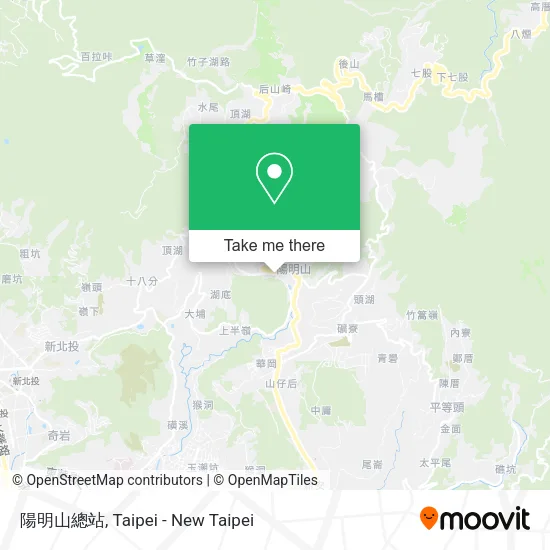 陽明山總站 map