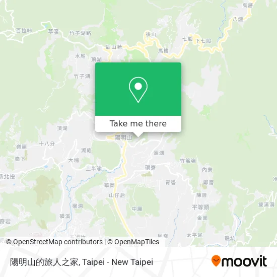 陽明山的旅人之家 map