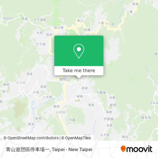 菁山遊憩區停車場一 map