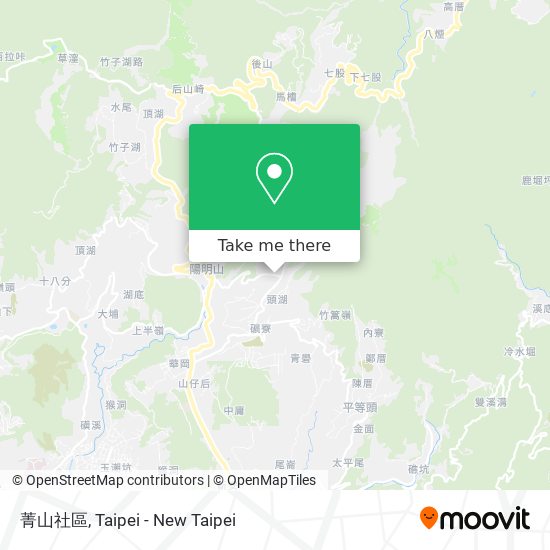 菁山社區 map