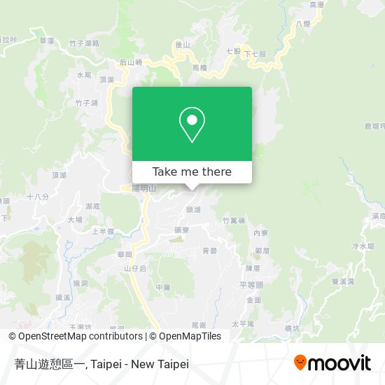 菁山遊憩區一 map