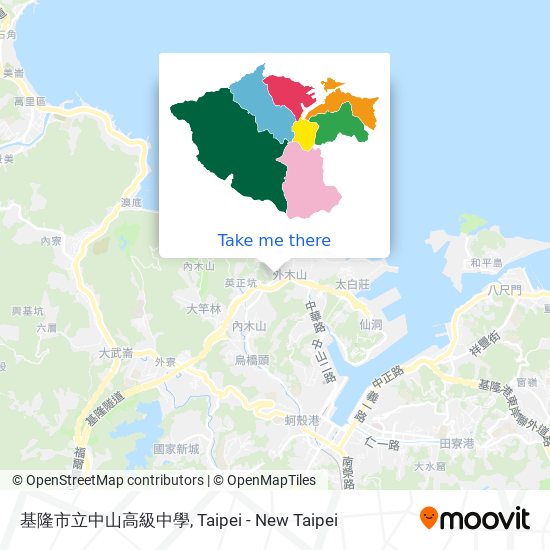 基隆市立中山高級中學 map