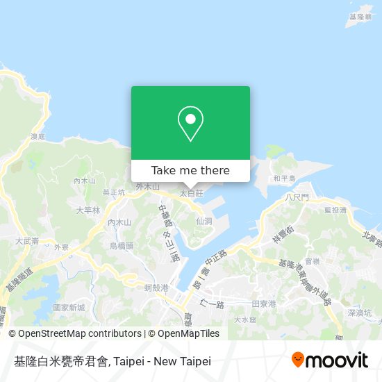 基隆白米甕帝君會地圖