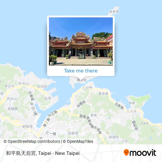 和平島天后宮 map