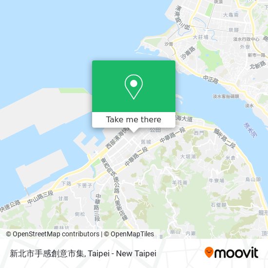 新北市手感創意市集 map