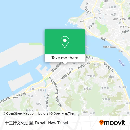 十三行文化公園地圖