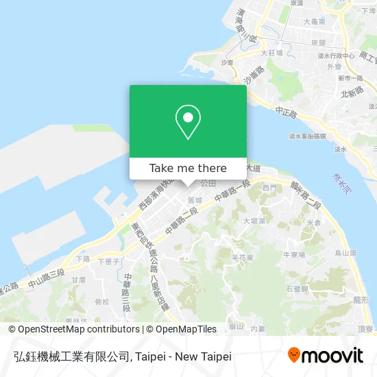 弘鈺機械工業有限公司地圖