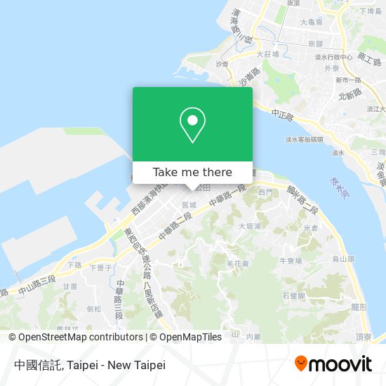 中國信託地圖