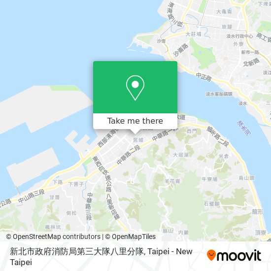 新北市政府消防局第三大隊八里分隊 map