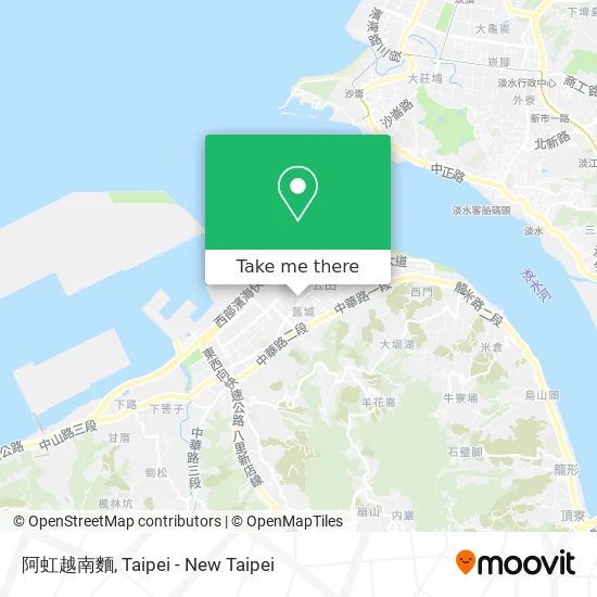 阿虹越南麵地圖