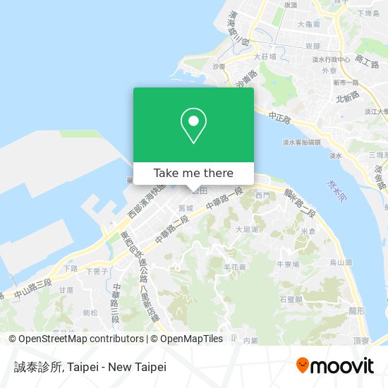 誠泰診所地圖