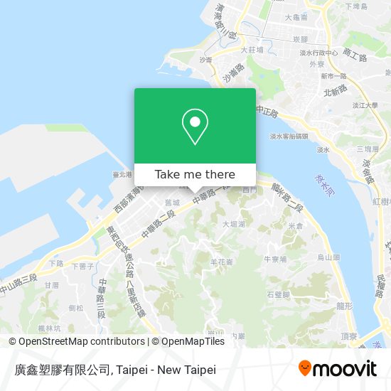 廣鑫塑膠有限公司地圖