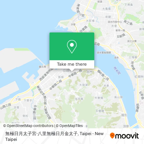 無極日月太子宮-八里無極日月金太子 map