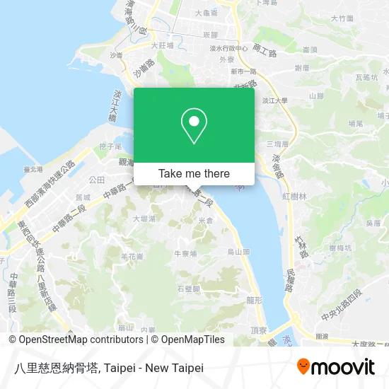 八里慈恩納骨塔 map