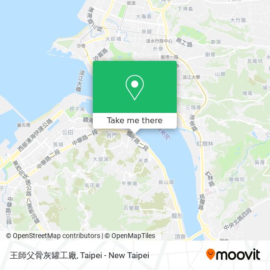 王師父骨灰罐工廠地圖