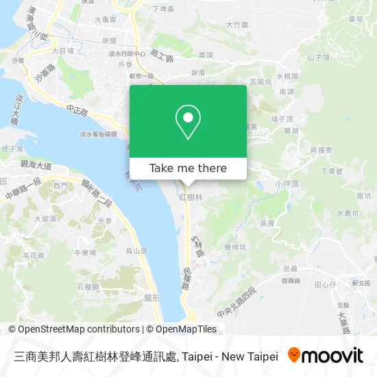 三商美邦人壽紅樹林登峰通訊處 map