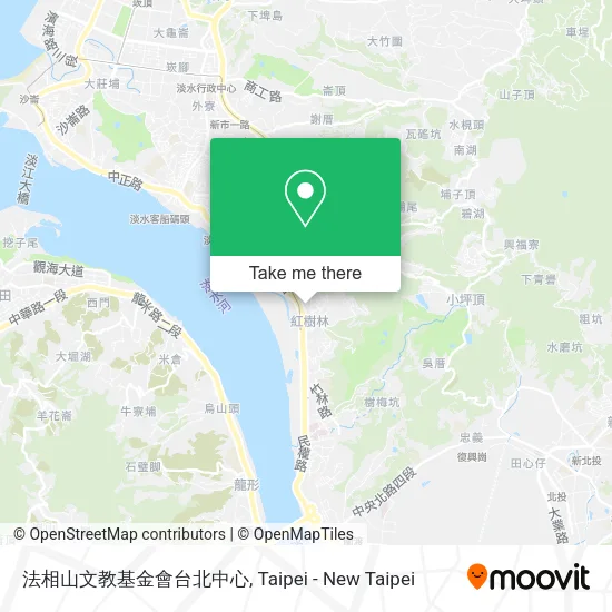 法相山文教基金會台北中心地圖