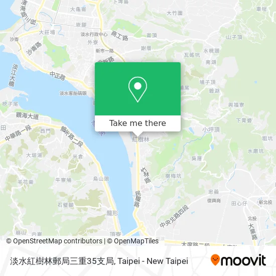 淡水紅樹林郵局三重35支局 map