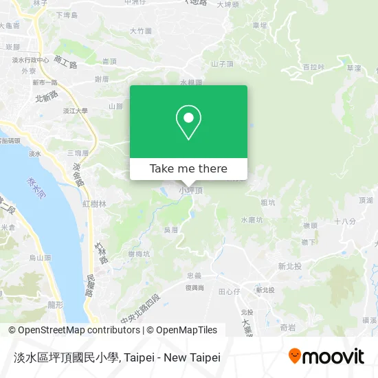 淡水區坪頂國民小學 map