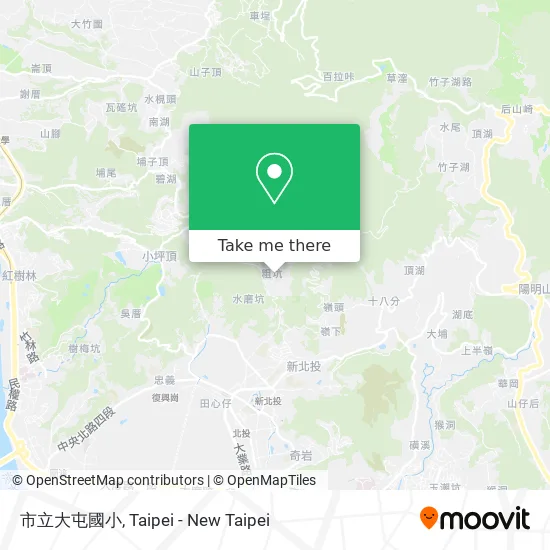 市立大屯國小地圖