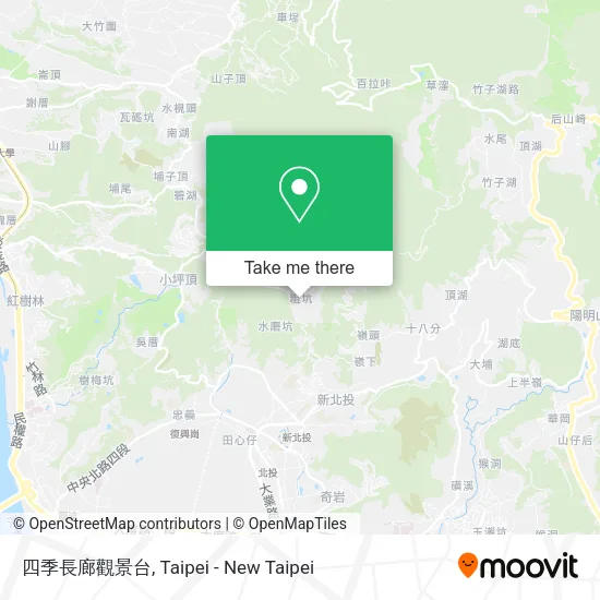 四季長廊觀景台地圖