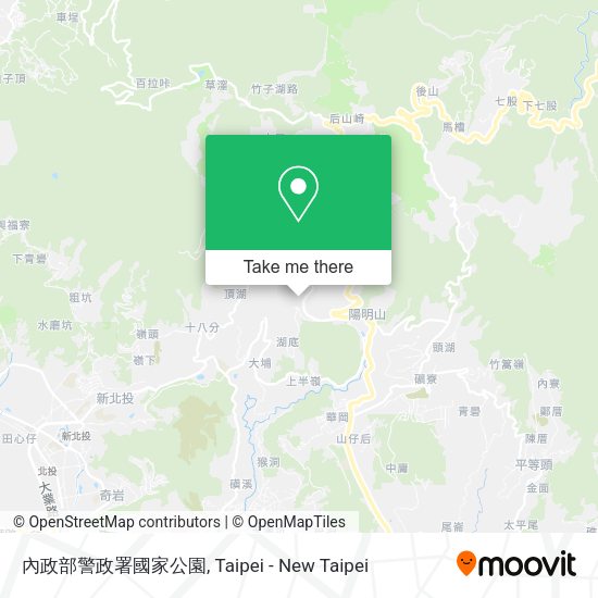 內政部警政署國家公園地圖